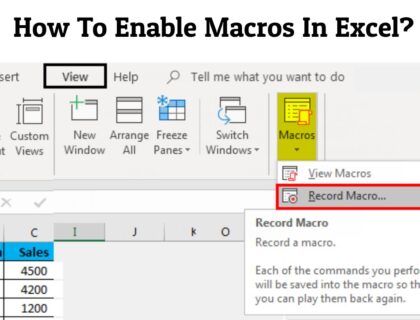 How To Enable Macros In Excel?