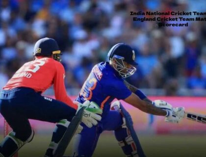 India National Cricket Team vs England Cricket Team Match Scorecard