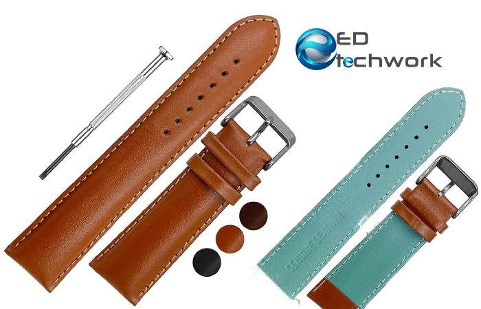 DBLACK ‘’ZEUS’’ Genuine Leather Watch Straps,